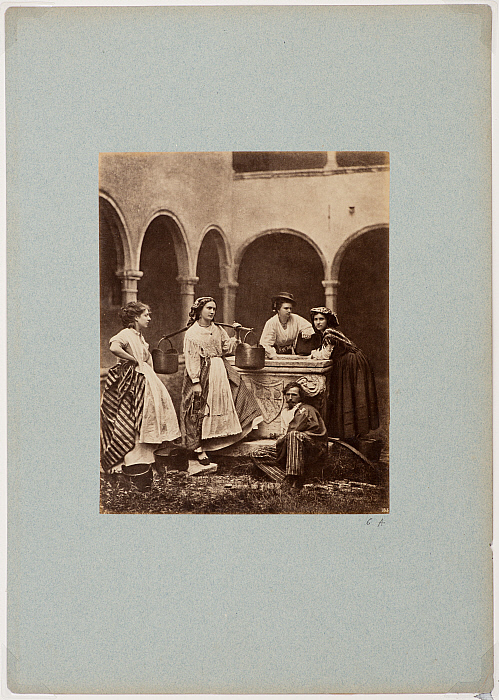 Figures at the Well, Cloister of San Giobbe, Venice (Donne al Pozzo, Chiostro di San Giobbe, Venice) Slider Image 2